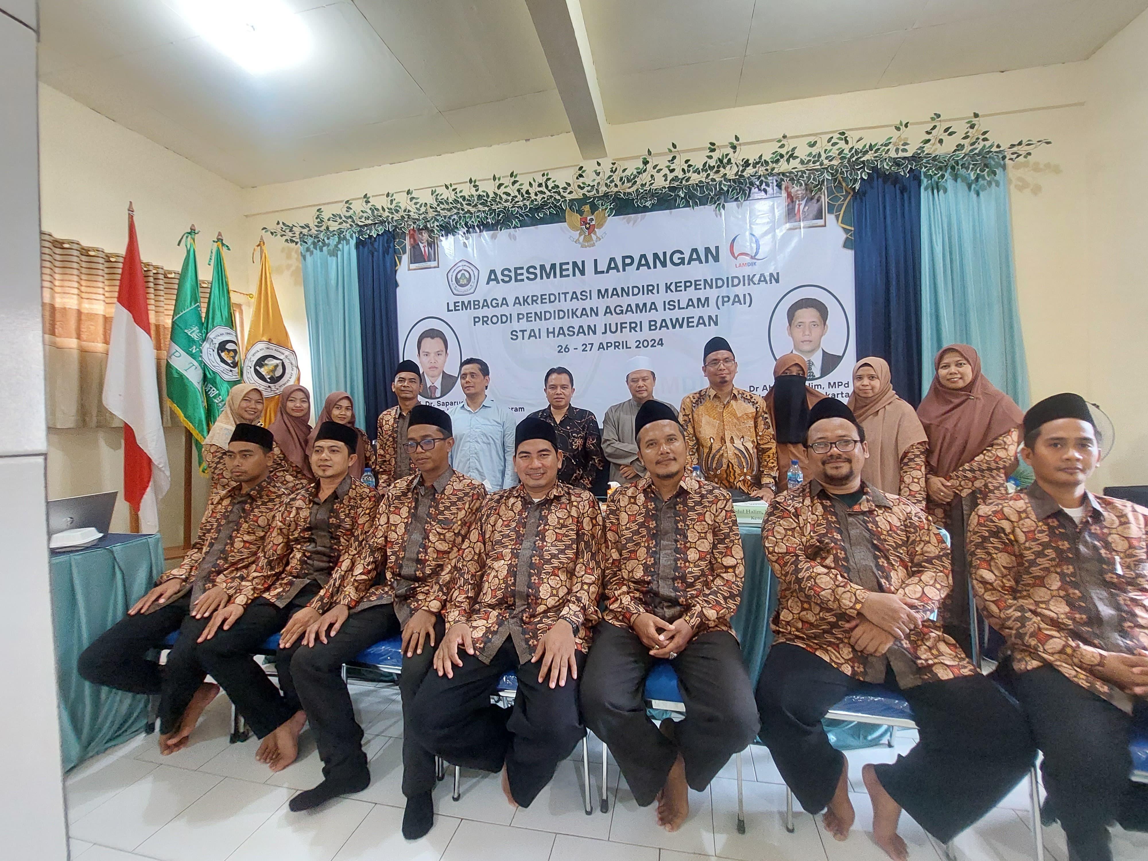 Alhamdulillah! Prodi PAI STAIHA Bawean  Raih Akreditasi Baik Sekali